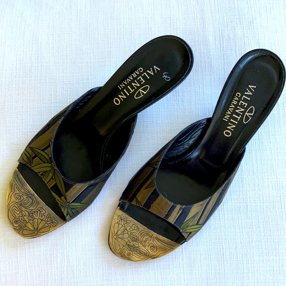 Valentino sandals, black, size 40